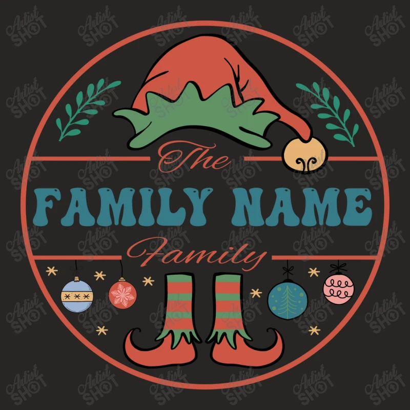 Crm21112218 The (family Name) Family Svg Ladies Fitted T-Shirt - Image 5