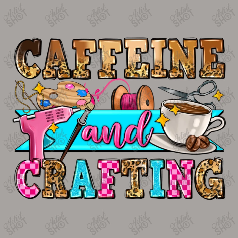 Caffeine And Crafting Racerback Tank - Image 5