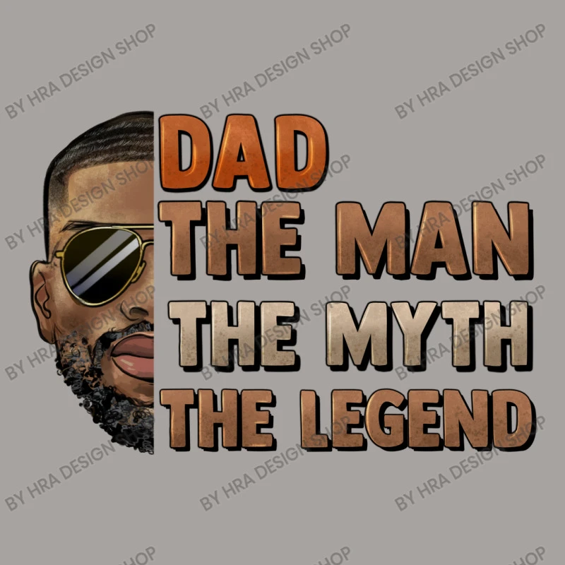 Dad The Man Myth Legend Racerback Tank - Image 5