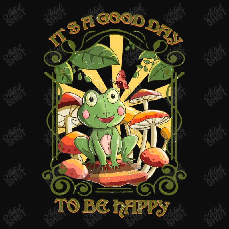 It's A Good Day To Be Happy Sublimation Crop Top - Image 3