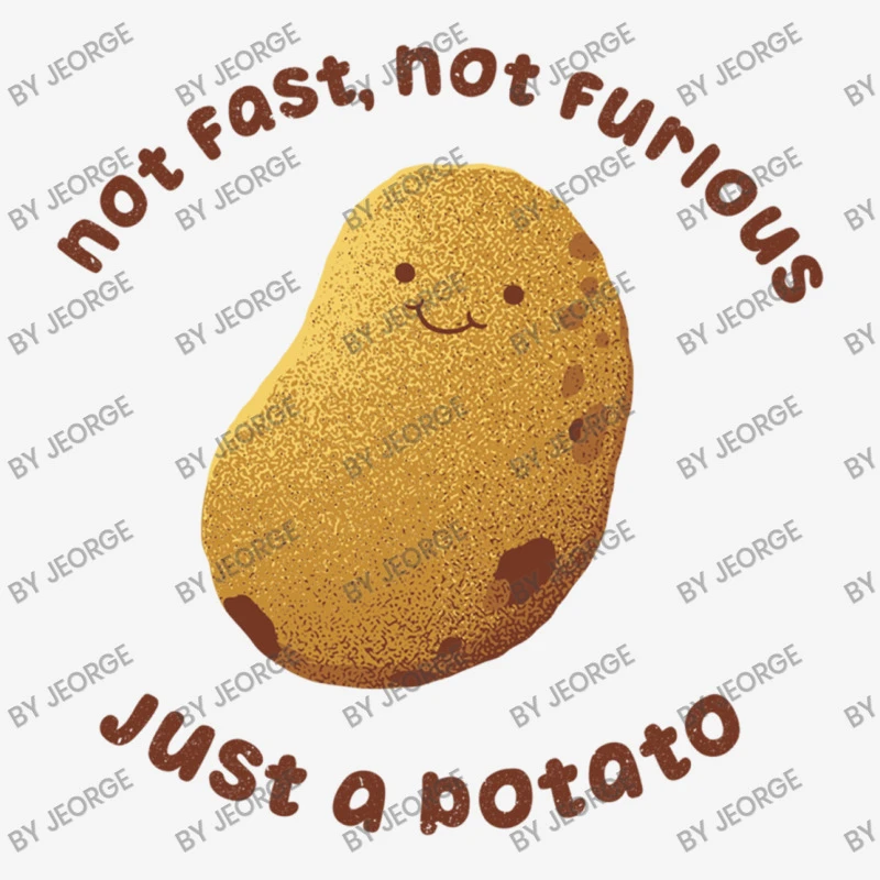 Not Fast Not Furious, Just A Potato All Over Women's T-shirt - Image 5