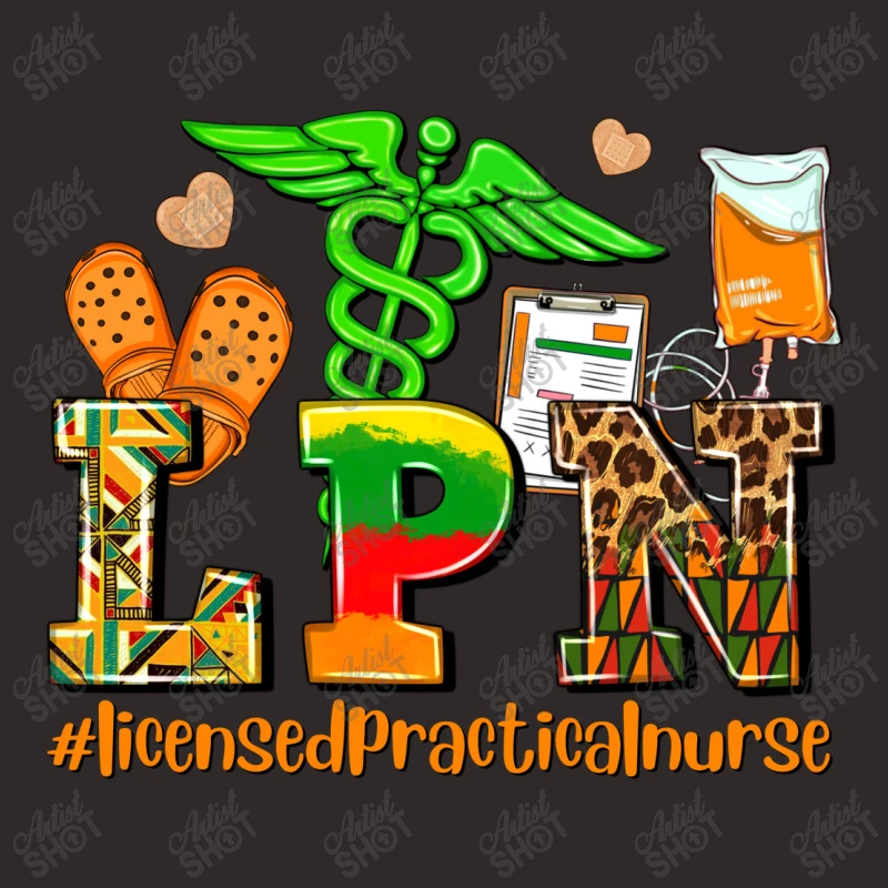 Lpn Juneteenth Licensed Practical Nurse Racerback Tank - Image 5