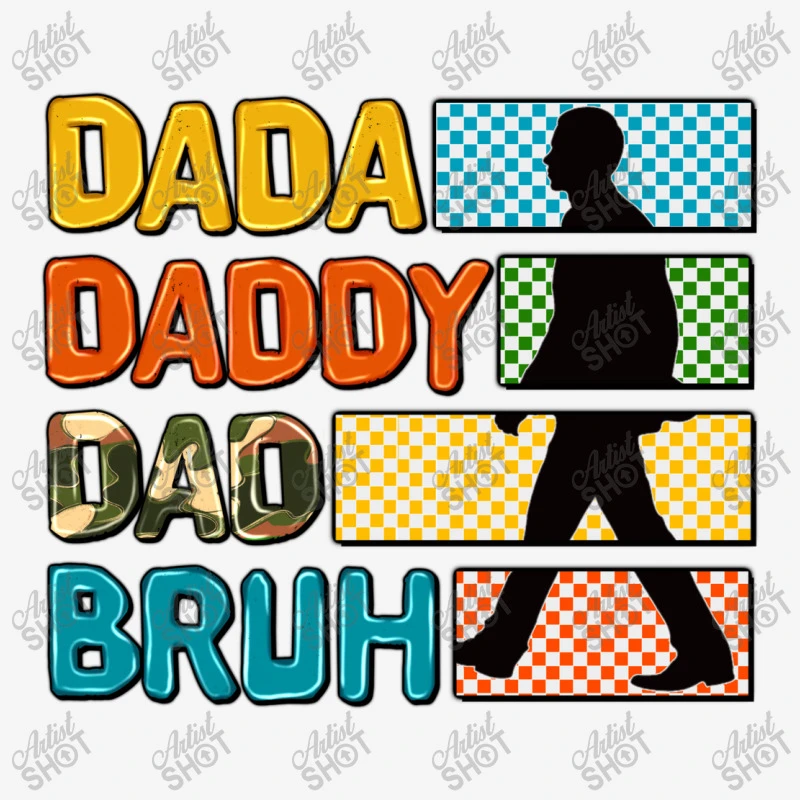 Dada Daddy Dad Bruh All Over Women's T-shirt - Image 5