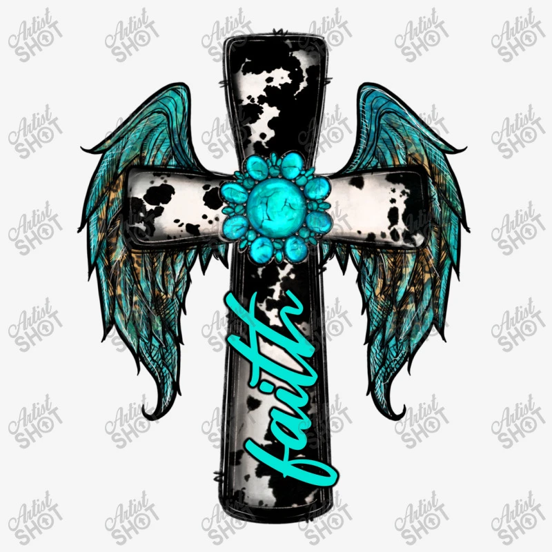 Gemstone Faith Cross Wings All Over Women's T-shirt - Image 5