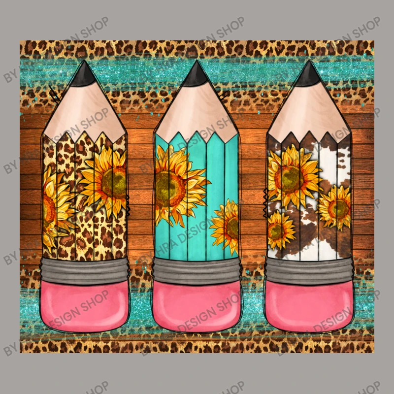 Western Teacher Pencils Racerback Tank - Image 5