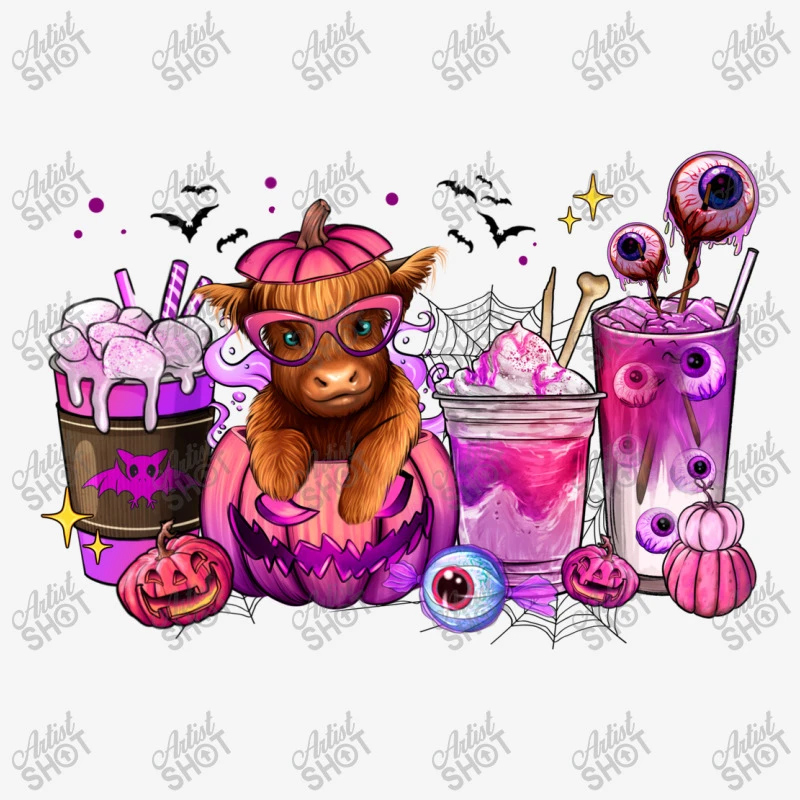 Halloween Heifer Coffee Cups All Over Women's T-shirt - Image 5