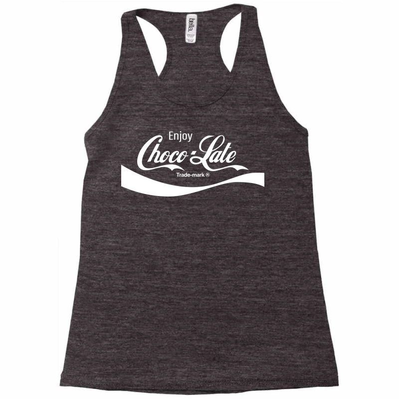 Enjoy Choco- Late Racerback Tank - Image 3