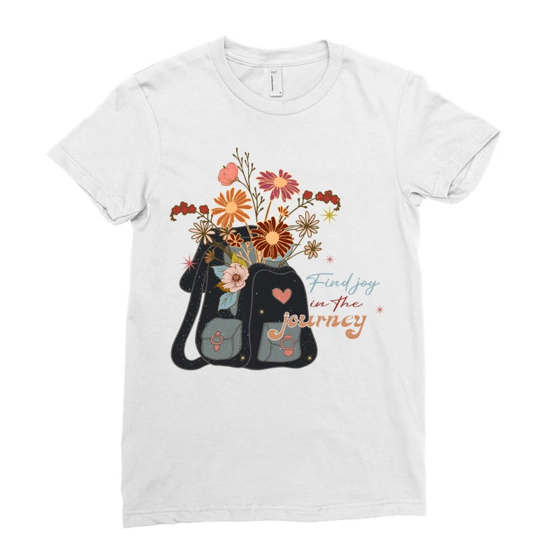 Find Joy In The Journey Sublimation Ladies Fitted T-Shirt - Image 3