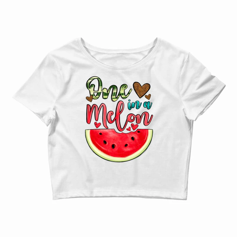 One In A Melon Crop Top