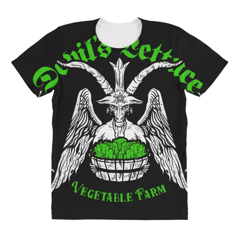 The Devils Lettuce Vegetable Farm All Over Women's T-shirt - Image 3