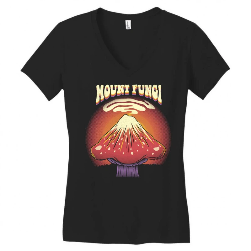 Mount Fungi Women's V-Neck T-Shirt - Image 3