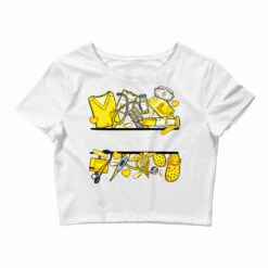 Personalized Yellow Nurse Crop Top