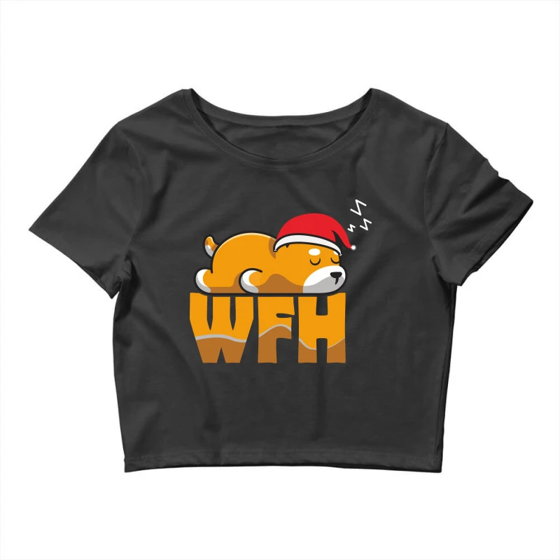 Work From Home Crop Top