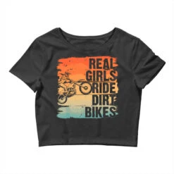 Cool Dirt Bike For Women Girls Motocross Biker Crop Top