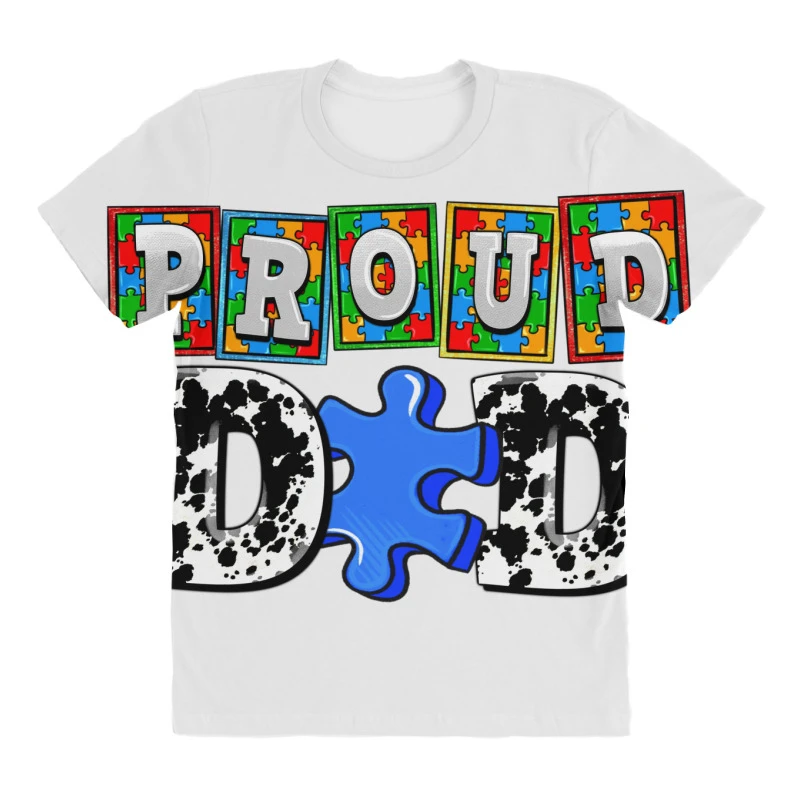 Proud Dad All Over Women's T-shirt - Image 3