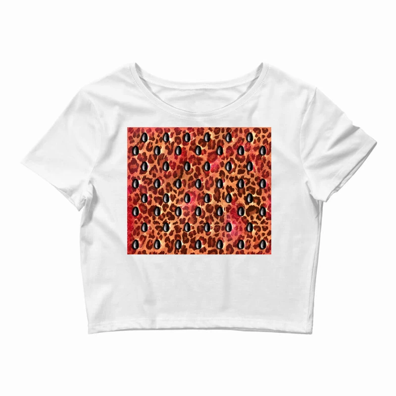 Western Watermelon Pattern Crop Top