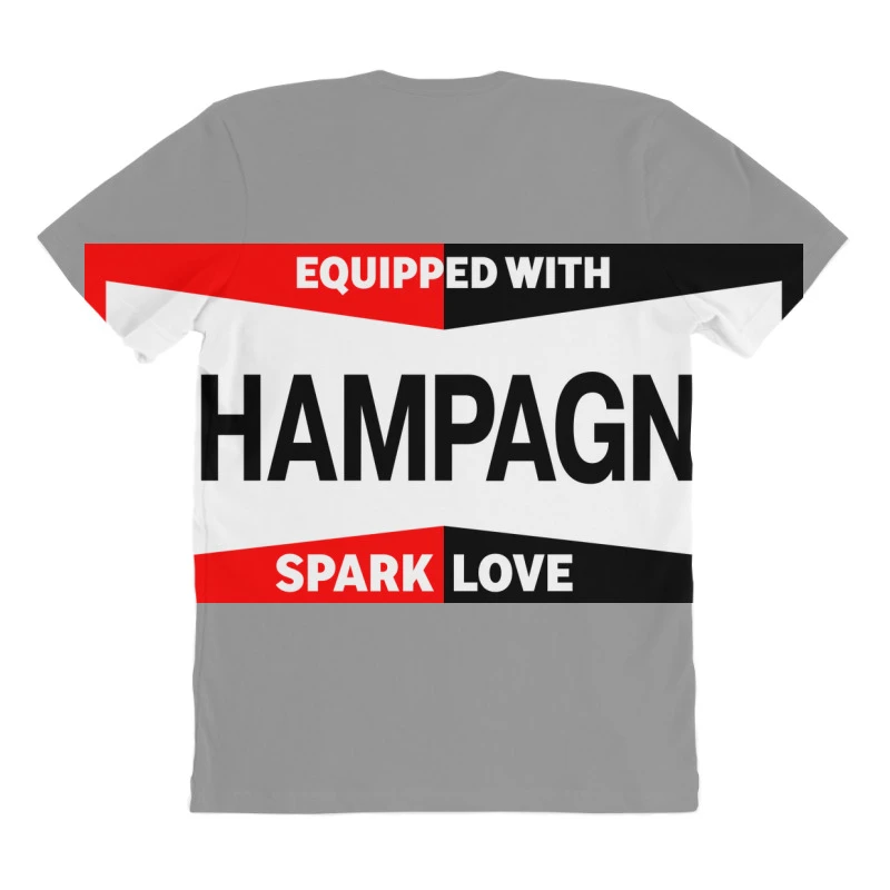 Champagne Spark Of Love All Over Women's T-shirt - Image 4