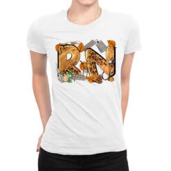 Fall RN Registered Nurse Ladies Fitted T-Shirt