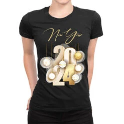 New Year 2024 Ladies Fitted T-Shirt