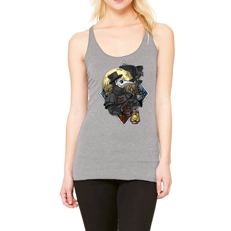 Plague Doctor Racerback Tank