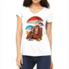 Psychedelic Magic Shrooms Psylocibin Festival Women's V-Neck T-Shirt