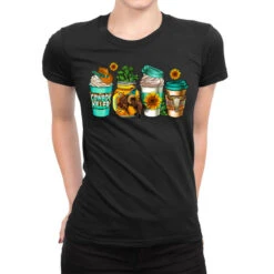 Arizona Coffee Cups Ladies Fitted T-Shirt