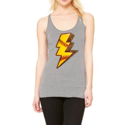 Softball Lightning Bolt Racerback Tank