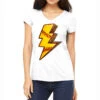 Softball Lightning Bolt Women's V-Neck T-Shirt