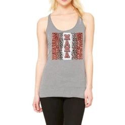 Rose Gold Leopard Glitter Mama Racerback Tank