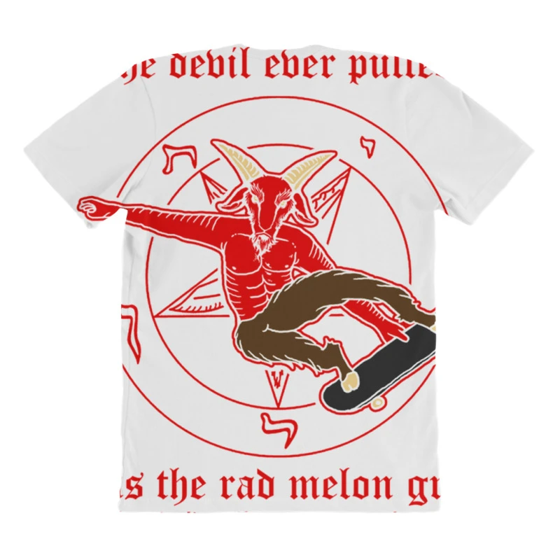 The Greatest Trick The Devil Ever Pulled Was The R All Over Women's T-shirt - Image 4