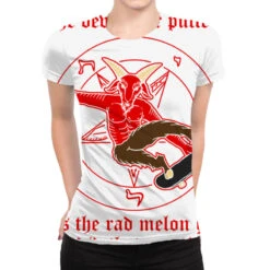 The Greatest Trick The Devil Ever Pulled Was The R All Over Women's T-shirt