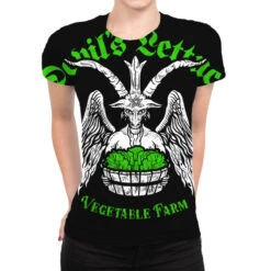 The Devils Lettuce Vegetable Farm All Over Women's T-shirt