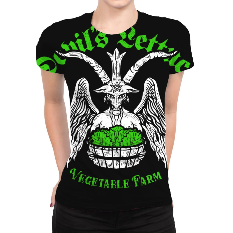 The Devils Lettuce Vegetable Farm All Over Women's T-shirt