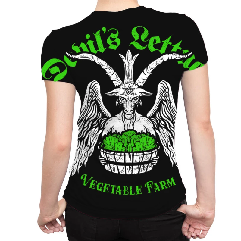 The Devils Lettuce Vegetable Farm All Over Women's T-shirt - Image 2