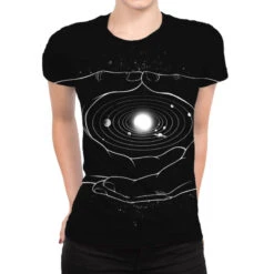 Mudra Cosmo Zen Meditation All Over Women's T-shirt
