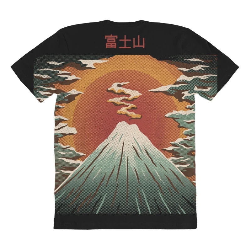 Mount Fuji Light All Over Women's T-shirt - Image 4