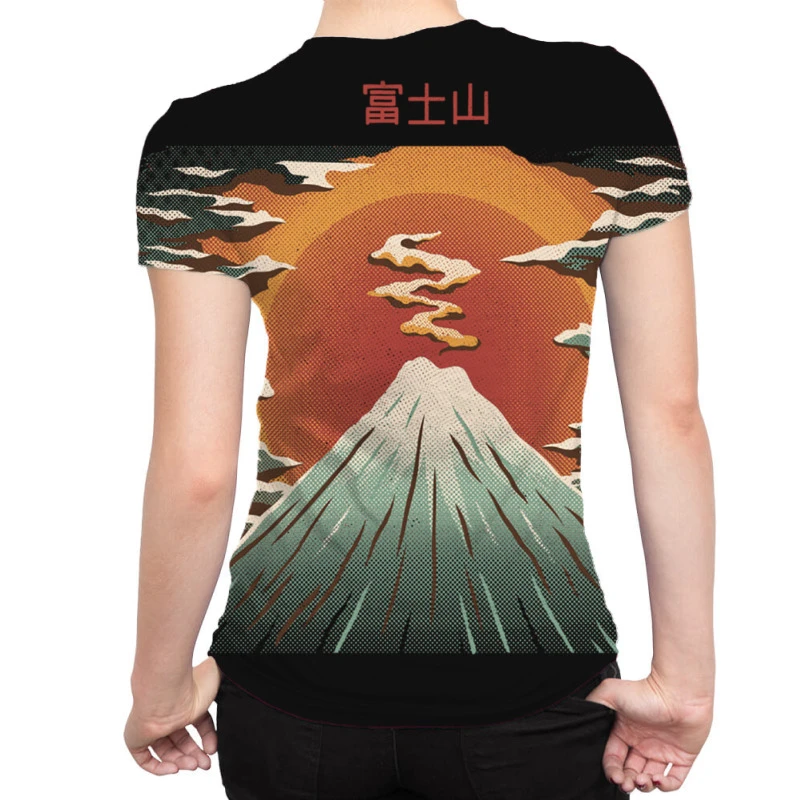 Mount Fuji Light All Over Women's T-shirt - Image 2