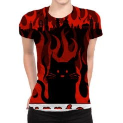 Purrfect All Over Women's T-shirt