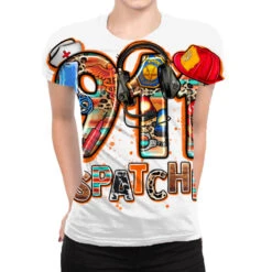 911 Dispatcher All Over Women's T-shirt