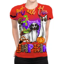 Pet All The Pupkins All Over Women's T-shirt
