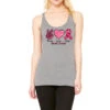 Peace Love Cure Cancer Racerback Tank
