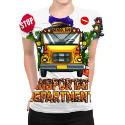 Transportation Department All Over Women's T-shirt