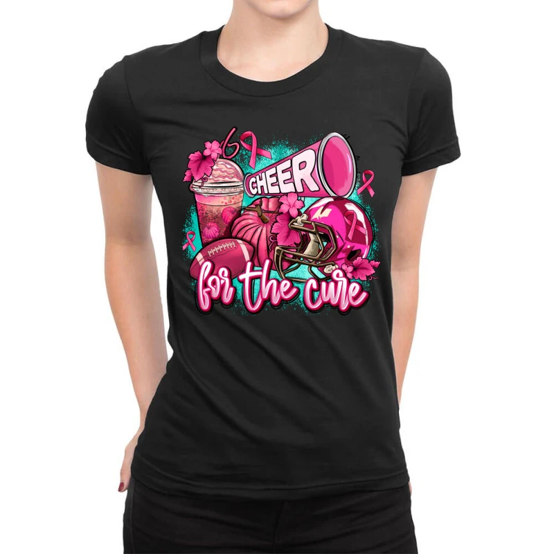 Cheer For The Cure Ladies Fitted T-Shirt