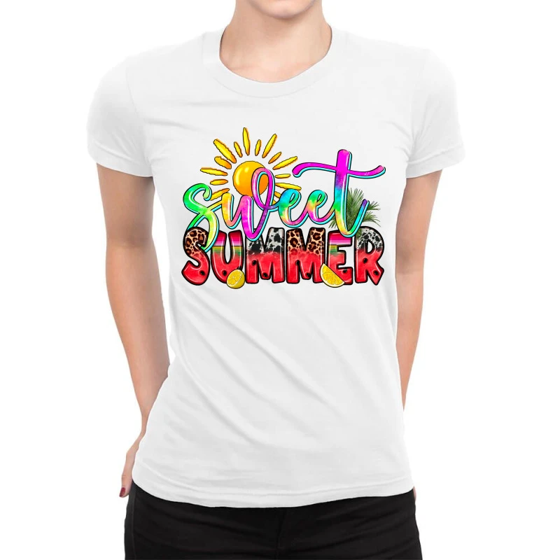 Sweet Summer Ladies Fitted T-Shirt