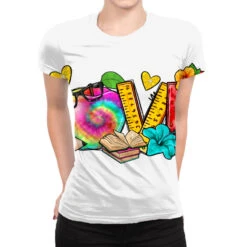 Love Summer Teacher All Over Women's T-shirt