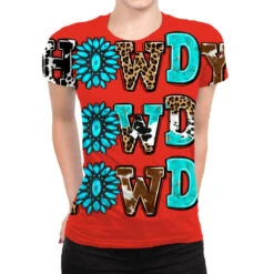 Howdy Howdy Howdy All Over Women's T-shirt
