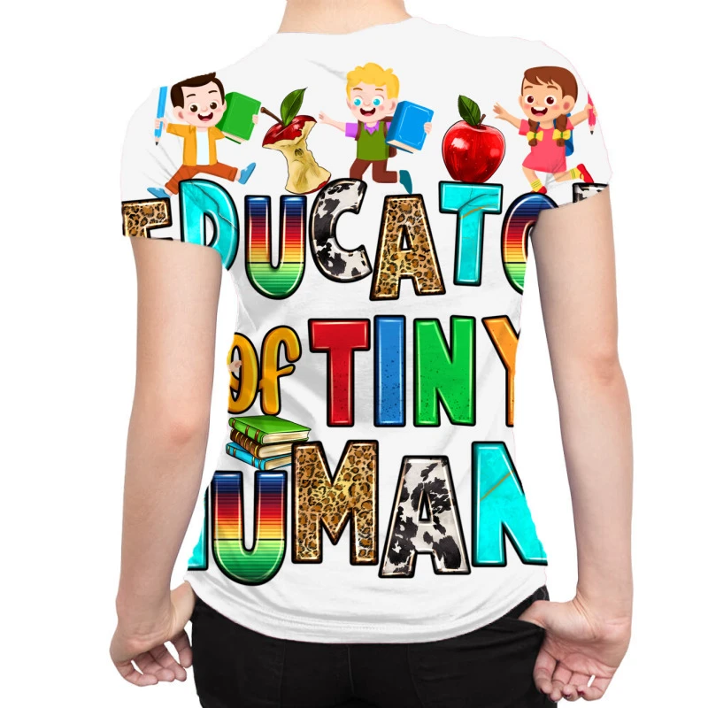 Educator Of Tiny Humans All Over Women's T-shirt - Image 2