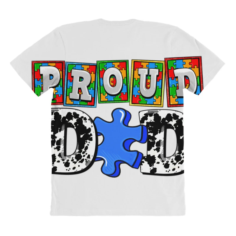 Proud Dad All Over Women's T-shirt - Image 4
