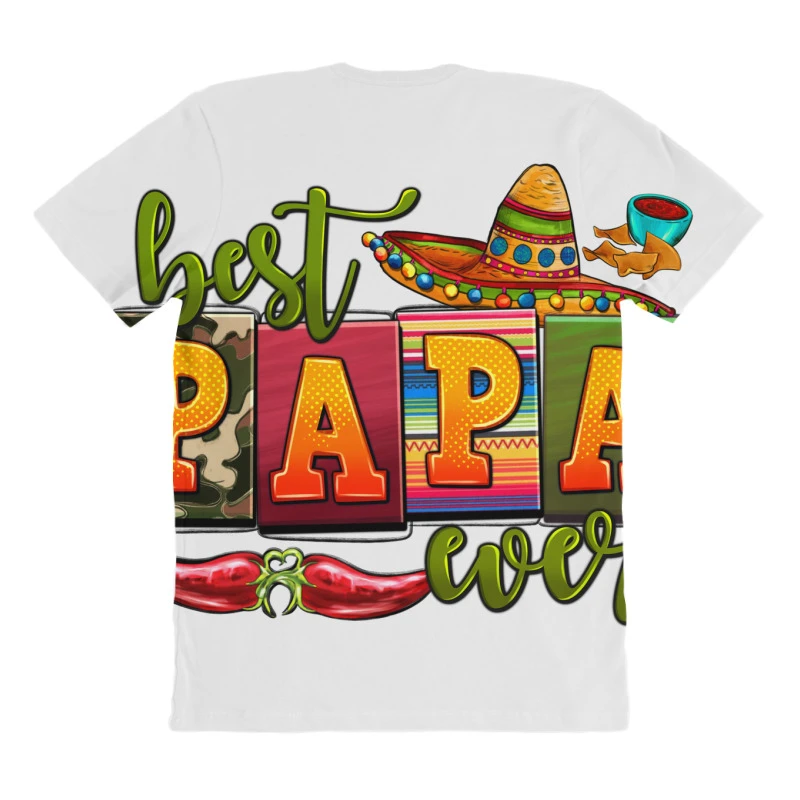 Best Papa Ever All Over Women's T-shirt - Image 4