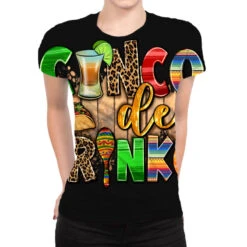 Cinco De Drinko All Over Women's T-shirt